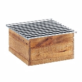 CAL-MIL, Chafer Alternative, 10" x 10" x 5 1/2", Madera