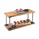 CAL-MIL, Madera Riser, 2 Shelves, 24" x 10" x 12", Wood