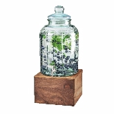 CAL-MIL, Beverage Dispenser, 2 gallon, Mid-Century, Walnut