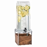 CAL-MIL, Beverage Dispenser, 3 gallon, w/Infusion Chamber, Chrome, Mid-Century