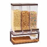 CAL-MIL, Sierra Cereal Dispenser, 18"W x 10"D x 24"H, Bronze Metal Frame