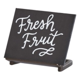 CAL-MIL, Sierra Chalkboard Sign, 4"W x 3"H Write On Area, Metal Frame