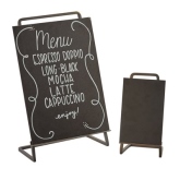 CAL-MIL, Sierra Chalkboard Sign, 8 1/2"W x 11"H Write On Area, Metal Frame