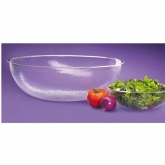 CAL-MIL, Pebbled Salad Bowl, Clear, 16 qt, Acrylic