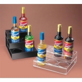 CAL-MIL, 3-Tier Bottle Organizer, Black, Holds 6 Bottles