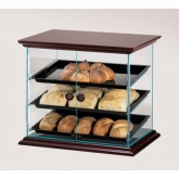 CAL-MIL, Self-Serve Display Case, Westport, 18 1/4" H, Black Trays