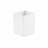 CAL-MIL, Square Storage Jar, 12 oz, 4" x 4" x 4", Melamine, White