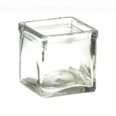 CAL-MIL, Glass Jar, 4" x 4" x 4"