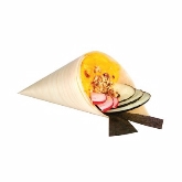 CAL-MIL, Gourmet Display Serving Cone, 7 1/2" x 5" x 2 3/4", Woodgrain