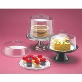 CAL-MIL, Round Cake Cover, 12" x 6", Clear Acrylic