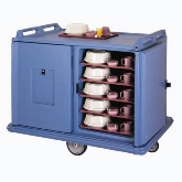 Cambro, Meal Delivery Cart, Slate Blue, Low Profile, 2 Doors, 2 Compartments