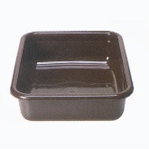 Cambro Cambox, 15 5/16" L x 19 15/16" W x 4 15/16" H, Hi-gloss Plastic, Flat Bottom, Dark Brown