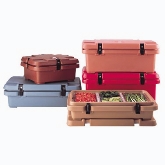 Cambro, Camcarrier, for Half Size Food Pans, Exterior Size 16 1/2" W x 13 7/8", Slate Blue