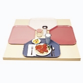 Cambro Camtray, Trapezoid, 14" x 22" Light Peach