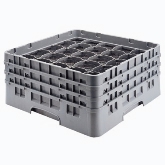 Cambro, Camrack Glass Rack, w/ 4 Extenders, Full Size, 25 Compartments, 8 1/2" Max. H, Teal