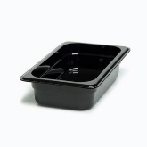 Cambro, Camwear Food Pan, 1/4 Size, 2 1/2" Deep, Black, Polycarbonate