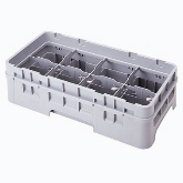 Cambro, Full Drop Extender, Half Size, 8 Compartment, Adds 1 5/8" to Rack Height, Soft Gray