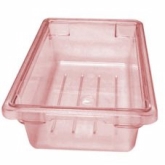 Cambro, Camwear Food Storage Container, 12" x 18" x 6" Deep, 3 gallon, Red