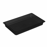 Cambro, H-Pan, Full Size, 2 1/2" Deep, Black, Plastic Hi-Temp