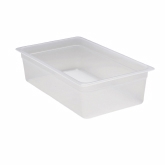 Cambro, Food Pan, Full Size, 4" Deep, Translucent, Polypropylene