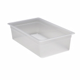 Cambro, Food Pan, Full Size, 6" Deep, Translucent, Polypropylene