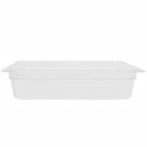 Cambro, Camwear Food Pan, 1/2 Size, 2 1/2" Deep, White, Polycarbonate