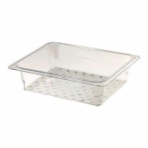 Cambro, Camwear Colander, 1/2 Size, 3" Deep, Clear, Polycarbonate