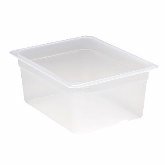 Cambro, Food Pan, 1/2 Size, 6" Deep, Translucent, Polypropylene