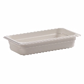 Cambro, Camwear Food Pan, 1/3 Size, 2 1/2" Deep, White, Polycarbonate