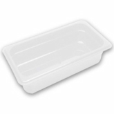 Cambro, Camwear Food Pan, 1/3 Size, 4" Deep, White, Polycarbonate