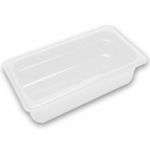 Cambro, Camwear Food Pan, 1/3 Size, 4" Deep, White, Polycarbonate