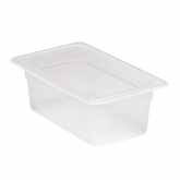 Cambro, Food Pan, 1/4 Size, 4" Deep, Translucent, Polypropylene