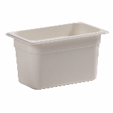 Cambro, Camwear Food Pan, 1/4 Size, 6" Deep, White, Polycarbonate