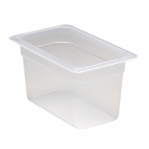 Cambro, Food Pan, 1/4 Size, 6" Deep, Translucent, Polypropylene