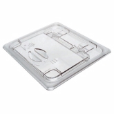 Cambro, Flip Lid Food Pan Cover, 1/6 Size, Clear, Polycarbonate, Hinged