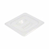 Cambro, Food Pan Cover, 1/6 Size, Translucent, Polypropylene, w/Handle