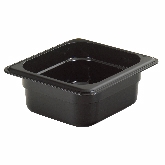 Cambro, Camwear Food Pan, 1/6 Size, 2 1/2" Deep, Black