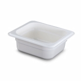 Cambro, Camwear Food Pan, 1/6 Size, 2 1/2" Deep, White, Polycarbonate