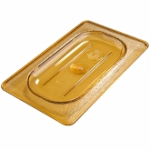 Cambro, H-Pan Cover, 1/9 Size, Amber, Polyetherimide, High Heat, Plain