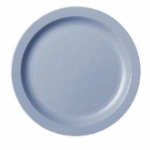 Cambro, Camwear Narrow Rim Plate, 9" dia., Slate Blue, Polycarbonate