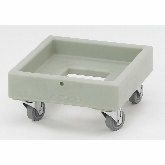 Cambro, Camdolly, 16 1/8" D x 16 1/8" L x 8 3/8" H, Load capacity 250 lbs, Coffee Beige