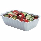 Cambro, Rectangular Deli Crock, White, 2.20 qt