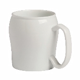 Cambro, Contoured Mug, 8 oz, White, Ceramic