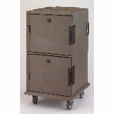 Cambro, Ultra Camcart Food Pan Carrier, Front Loading, Holds 1/2 Long & Full Size Pans, Dark Brown Ns