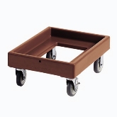 Cambro Camdolly, 19 3/8" D x 25 5/8" L x 10 3/8" H, Load capacity 300 lbs, Dark Brown