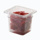 Cambro, Camwear Colander, Clear, 6 15/16" x 6 3/8" x 4", Fits 1/6 Size Food Pans