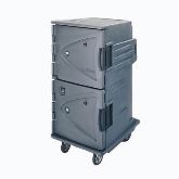 Cambro, Camtherm Hot Cart, Electric, Tall Profile, Double Door, C Therm, w/Vent, Granite Gray