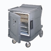 Cambro, Camtherm Hot/cold Cart, Electric, Low Profile, Single Door, Insulated, C Therm, Granite Green