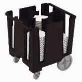 Cambro, Versa Dish Caddy, Holds up to 9 1/2" Round Plates or up to 8" Square Plates, Black