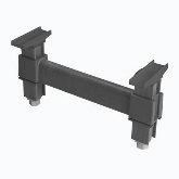 Cambro, Dunnage Support, 14" W x 6 1/2" H, For Weight Loads Over 600 lbs, Brushed Graphite